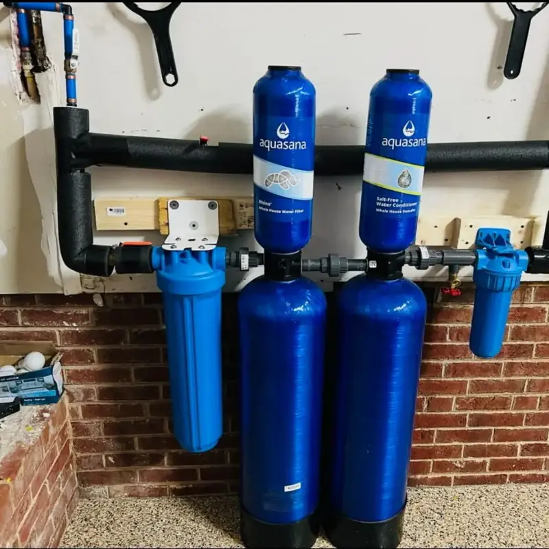 Whole-house water filtration system